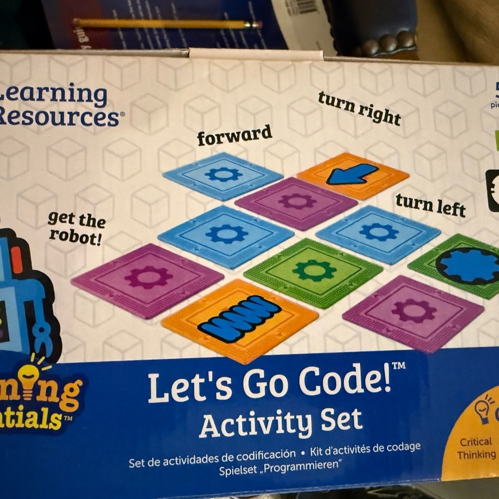 Blue and Green Learning Toy Coding Mat - Picture 2 of 2